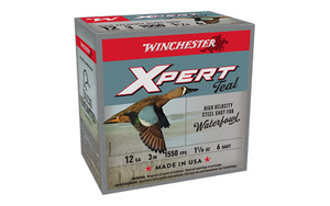 Winchester Ammunition WEX1236 Xpert Steel 12 Gauge Heavy 3 Inch Shells with #6 Shot, 25 Rouches of 250