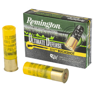 Remington REM ULT Defense 20-Gauge 2.75-inch 3 Buckshot, Pack of 100