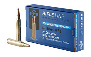 Prvi Partizan PPU .300 Winchester Magnum 180-Grain SP Ammunition (20 Rounds / Box)
