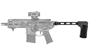 SB Tactical FS1913 Aluminum Folding Stabilizing Brace for M1913 Picatinny Platforms - Black