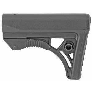 Leapers UTG Model 4 AR-15 S3 Stock – Black, Rugged Polymer Construction with Ambidextrous Sling Compatibility