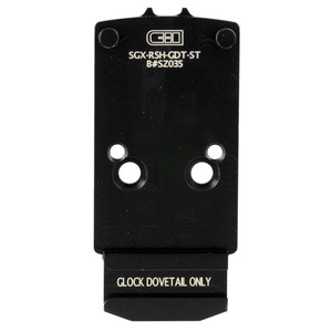 C&H Precision Sig P320 X Series Mount with RMR and Glock Sight Compatibility