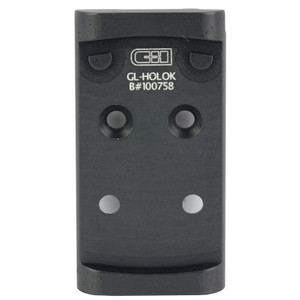 C&H Precision Glock MOS Mount Plate — Model GL-HOLOk for Enhanced Holosight Compatibility
