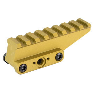 Unity Tactical FAST Absolute Riser FDE – Flat Dark Earth Optic Mount for Rapid Sight Acquisition