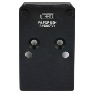 C&H Precision Walther PPQ/PDP 1.0 Mount Plate - Black for RMR, SRO, and Holo Sight Compatibility