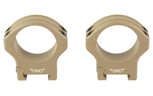 Warne HyperLite 34mm Medium Scope Rings - Flat Dark Earth