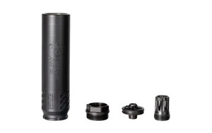 Wilson Combat Silent Bandit 6-Baffle Titanium Suppressor for 223 Remington - Black