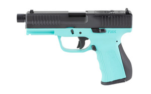 FMK Firearms MK G3 9mm Compact Pistol with Optic-Ready Slide and 14-Round Capacity in Blue Jay