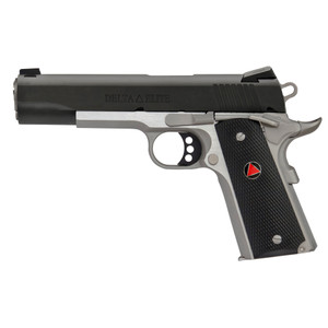 Colt Manufacturing Delta Elite 10MM 5-Inch Semi-Automatic Pistol with Novak White Dot Sights and Two-Tone Finish