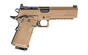 Springfield Armory Prodigy 9mm 1911 Pistol with 5-Inch Bull Barrel and Coyote Finish