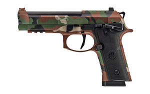 Beretta 92XI 9mm Semi-Automatic Pistol with Combat Camo Finish - Model SPEC0731A18