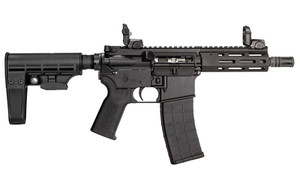 Tippmann Arms Company M4-22 Micro Elite Pistol with Pistol Brace, 22 LR, 7-inch Barrel