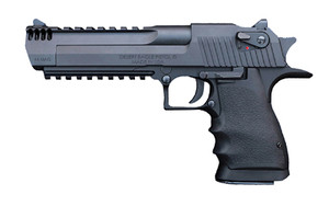 Magnum Research DE44L6IMB Mark XIX 44 Magnum Full-Size Semi-Automatic Pistol with 6-Inch Barrel in Black Aluminum