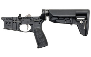 Bravo Company Factory Blem Complete Lower Receiver with SOPMOD Stock in Black, Model BCM CMPLT LWR W/SOPMOD 2 WB BLK BLEM