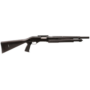 Stevens Model 320 12 Gauge Pump Action Shotgun with 18.5-Inch Barrel and Synthetic Pistol Grip