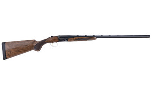 Akkar High Noon Series 12-Gauge Side-By-Side Shotgun with Walnut Stock