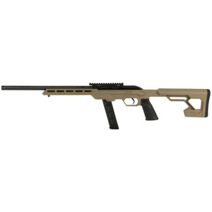 Savage Arms Model 64 Precision 22LR Semi-Automatic Rifle in Flat Dark Earth with 16.5-Inch Threaded Barrel