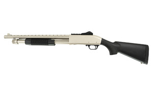 Tokarev Shotguns TX3 12 Gauge Pump Action Shotgun with 18.5-Inch Barrel and Nickel Finish