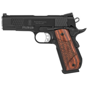 Smith & Wesson S&W 1911SC E .45 ACP Pistol with 8-Round Magazine, 4.25-Inch Barrel, Black Finish