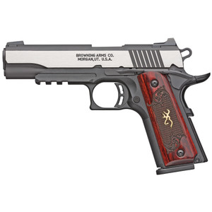 Browning 1911-380 Semi-Automatic Pistol with 4.25-Inch Barrel - Black or Silver Finish