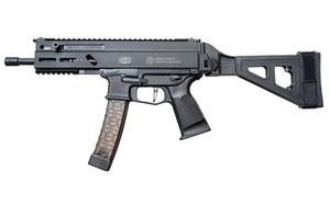 Grand Power Stribog SP9A1 9mm Pistol with 8-Inch Threaded Barrel and Pistol Brace