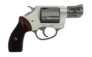 Charter Arms Coyote .380 ACP Revolver with Ported Barrel and Fixed Sights in Lavender and Silver