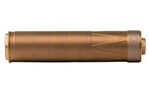 Energetic Armament Sonus 9MM Suppressor in Burnt Bronze - Lightweight Stainless Steel Design