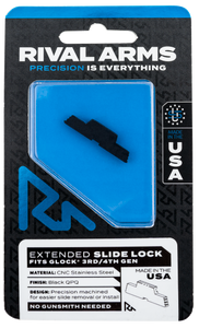 Rival Arms Slide Lock, Rival Ra80g001a Slide Lck Ext Glk Gen 3/4 Blk Rival Arms Slide Lock, Rival Ra80g001a Slide Lck Ext Glk Gen 3/4 Blk