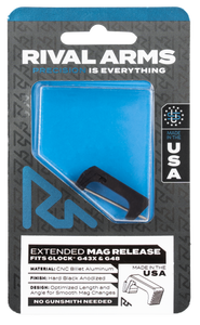 Rival Arms Magazine Release, Rival Ra72g004a Mag Release Ext G43x / G48 Blk Rival Arms Magazine Release, Rival Ra72g004a Mag Release Ext G43x / G48 Blk