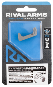 Rival Arms Magazine Release, Rival Ra72g004d Mag Release Ext G43x / G48 Stl Rival Arms Magazine Release, Rival Ra72g004d Mag Release Ext G43x / G48 Stl