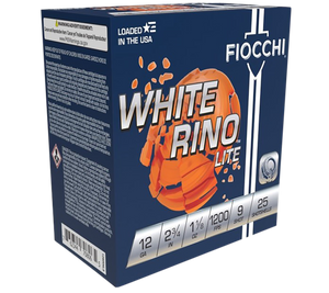 Fiocchi Exacta Target, Fio 12wrnl9 Wt Rhino Lt 12 2.75 9sht 11/8 25/10 Fiocchi Exacta Target, Fio 12wrnl9 Wt Rhino Lt 12 2.75 9sht 11/8 25/10