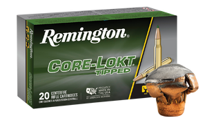 Remington Ammunition Core-lokt Tipped, Rem 29017 Rt65cr1 65crd 129 Cl 20/10 Remington Ammunition Core-lokt Tipped, Rem 29017 Rt65cr1 65crd 129 Cl 20/10