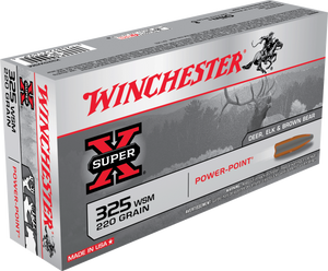 Winchester Ammo Super X, Win X325wsm 325wsm 220pp 20/10 Winchester Ammo Super X, Win X325wsm 325wsm 220pp 20/10