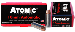 Atomic Pistol, Atomic 00432 10mm 180 Match Hp 50/10 Atomic Pistol, Atomic 00432 10mm 180 Match Hp 50/10