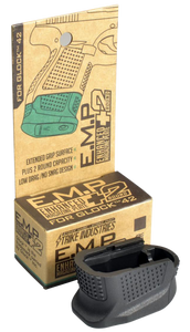 Strike Enhanced Magazine Plate, Si Emp-g42-bk G42 Mag Ext +2 Bk Strike Enhanced Magazine Plate, Si Emp-g42-bk G42 Mag Ext +2 Bk