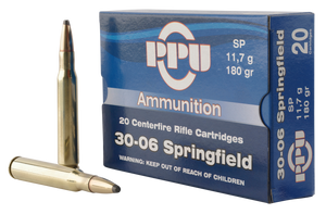 Ppu Standard Rifle, Ppu Pp30063 3006 180 Sp 20/10 Ppu Standard Rifle, Ppu Pp30063 3006 180 Sp 20/10