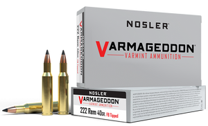 Nosler Varmageddon, Nos 65135 222rem 40 Fbt 20/20 Nosler Varmageddon, Nos 65135 222rem 40 Fbt 20/20