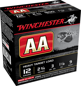 Winchester Ammo Aa, Win Aam129    Aa Heavy    12 2.75 9sh  11/8  25/10