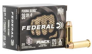 Federal Premium, Fed Pd38p1 38sp 120 Punch Jhp 20/10 Federal Premium, Fed Pd38p1 38sp 120 Punch Jhp 20/10