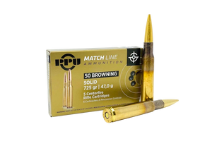 Ppu Match, Ppu Ppm50 50bmg Match 725 Fmj 5/20 Ppu Match, Ppu Ppm50 50bmg Match 725 Fmj 5/20