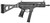 Grand Power Stribog SP9A3G 9mm Luger Pistol with SB Tactical Brace - 8 Inch Barrel