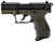 Walther Arms P22 Q Military 22 LR Pistol with Threaded Barrel and OD Green Polymer Frame * Model 5120715