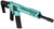 Black Rain BRO FUSIONTBB 5.56 NATO 16-inch Tactical Rifle with Tiffany Blue Battleworn Finish and Minimalist Stock