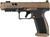 Canik TTI Combat Full Size 9mm Luger Pistol with Burnt Bronze Cerakote Finish and Optic Cut HG7864N