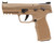 Sig Sauer P322 Compact Frame .22 LR with 4-Inch Threaded Barrel and Optic Ready Slide - Coyote Tan Finish