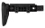 Midwest Industries Alpha Series Fixed Beam Side Folding Stock - Black