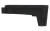 B5 Systems AK Stock Fixed Black - Adjustable Drop-In Rifle Stock with Cushioned Buttpad