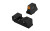 XS Sights R3D 2.0 Night Sights for Glock 43 - Bright Orange with Dual Illuminated Tritium Front and Blacked-Out Rear