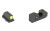 XS Sights R3D 2.0 Night Sight for Glock 43 – Green Dual-Illuminated Tritium and Serrated Blacked-Out Rear