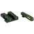 Hi-Viz LiteWave H3 Green Sights for Glock 9mm, .40 S&W, and .357 Sig Models